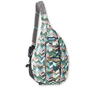 NWOT KAVU Rope Sling bag Crossbody Sunset Blocks, ⭐️RETIRED PATTERN  ⭐️